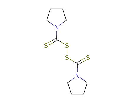 Molecular Structure of 496-08-2 (Dithiobis(pyrrolizinomethanethione))