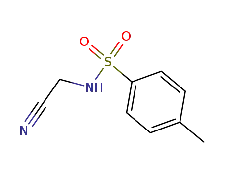 Molecular Structure of 20228-87-9 (Benzenesulfonamide, N-(cyanomethyl)-4-methyl-)