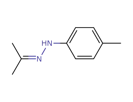 Molecular Structure of 1077-21-0 (2-Propanone, (4-methylphenyl)hydrazone)