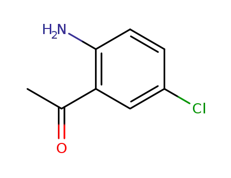 Molecular Structure of 1685-19-4 (Ethanone,1-(2-amino-5-chlorophenyl)-)