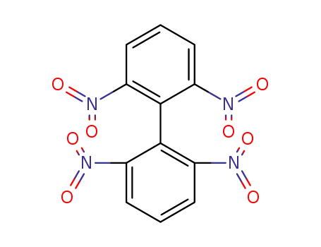 Molecular Structure of 2217-54-1 (1,1'-Biphenyl,2,2',6,6'-tetranitro-)