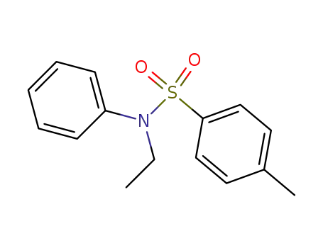 Molecular Structure of 1821-40-5 (N-ethyl-4-methyl-N-phenyl-benzenesulfonamide)