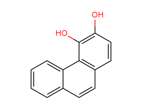 Molecular Structure of 478-71-7 (3,4-phenanthrenediol)