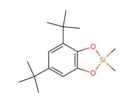 Molecular Structure of 72565-20-9 (1,3,2-Benzodioxasilole, 4,6-bis(1,1-dimethylethyl)-2,2-dimethyl-)