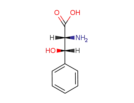 Molecular Structure of 109120-55-0 ((2R,3S)-3-PHENYLSERINE)