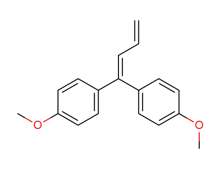 Molecular Structure of 41635-75-0 (Benzene, 1,1'-(1,3-butadienylidene)bis[4-methoxy-)