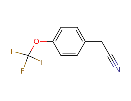Molecular Structure of 49561-96-8 (4-(TRIFLUOROMETHOXY)PHENYLACETONITRILE)