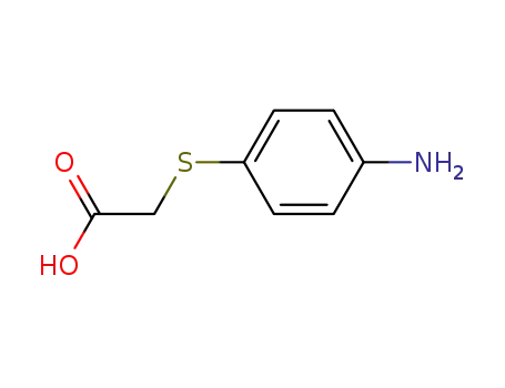 Molecular Structure of 104-18-7 (2-(4-AMINOPHENYLTHIO)ACETIC ACID)