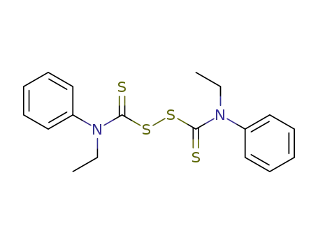 Molecular Structure of 41365-24-6 (N,N'-diethyl-N,N'-diphenylthioperoxydicarbamic acid)
