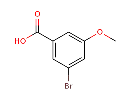 Molecular Structure of 157893-14-6 (3-Bromo-5-methoxybenzoic acid)