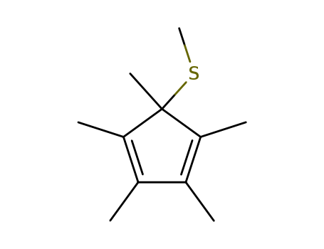 1,3-Cyclopentadiene, 1,2,3,4,5-pentamethyl-5-(methylthio)-