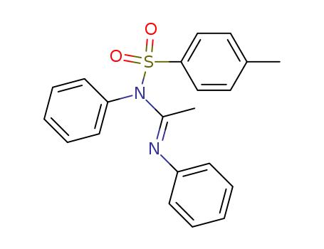Ethanimidamide, N-[(4-methylphenyl)sulfonyl]-N,N'-diphenyl-