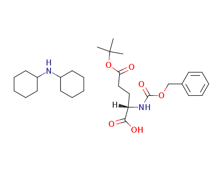 3967-21-3,Z-GLU(OTBU)-OH DCHA,N-cyclohexylcyclohexanamine; 5-oxo-2-phenylmethoxycarbonylamino-5-tert-butoxy-pentanoic acid;Z-Glu(OtBu)-OH·DCHA;