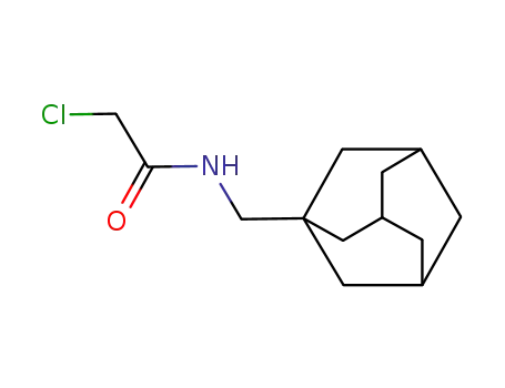 Molecular Structure of 81099-48-1 (N-(1-ADAMANTYLMETHYL)-2-CHLOROACETAMIDE)