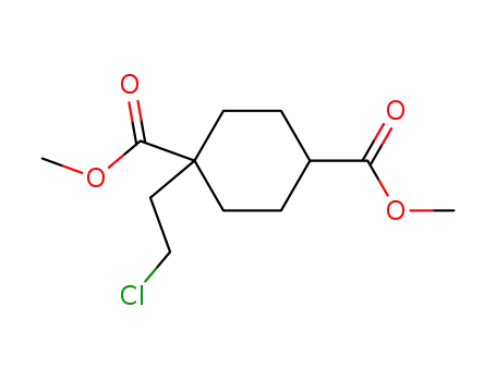 1-(2-CHLOROETHYL)CYCLOHEXANE-1,4-DICARBOXYLIC ACID DIMETHYL ESTER