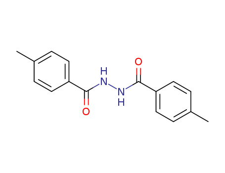 1530-73-0,N,N'-BIS(P-TOLUOYL)HYDRAZINE,Hydrazine,1,2-di-p-toluoyl- (7CI,8CI); 1,2-Bis(4-methylbenzoyl)hydrazine;1,2-Di-p-toluoylhydrazine; N,N'-Bis(4-methylbenzoyl)hydrazine; NSC 61584; NSC88630