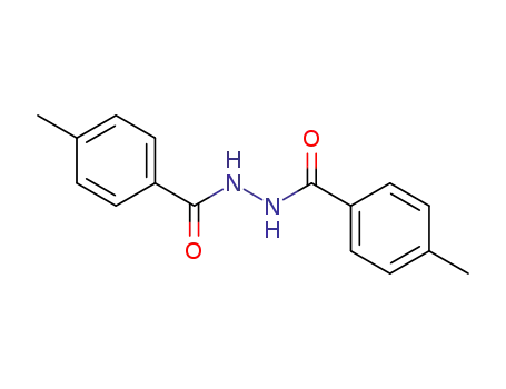 Molecular Structure of 1530-73-0 (N,N'-BIS(P-TOLUOYL)HYDRAZINE)