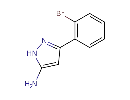 Molecular Structure of 149246-80-0 (3-Amino-5-(2-bromophenyl)-1H-pyrazole)
