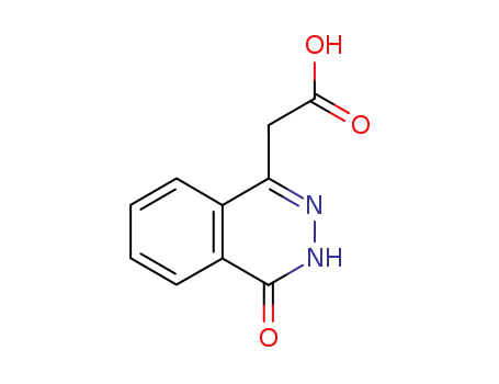 Molecular Structure of 25947-11-9 ((4-OXO-3,4-DIHYDROPHTHALAZIN-1-YL)ACETIC ACID)