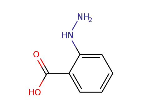 Molecular Structure of 5326-27-2 (2-hydrazinobenzoic acid)