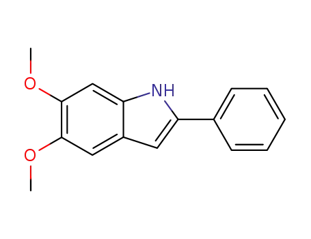 Molecular Structure of 62663-26-7 (5,6-DIMETHOXY-2-PHENYLINDOLE)