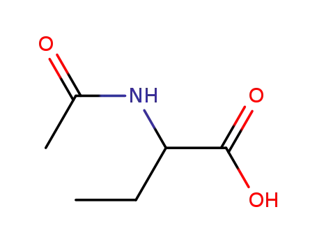 Molecular Structure of 7211-57-6 (N-ACETYL-DL-2-AMINO-N-BUTYRIC ACID)