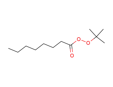 Molecular Structure of 13467-82-8 (tert-butyl octaneperoxoate)