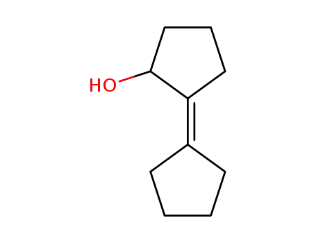 Molecular Structure of 6261-30-9 (Cyclopentanol, 2-cyclopentylidene-)