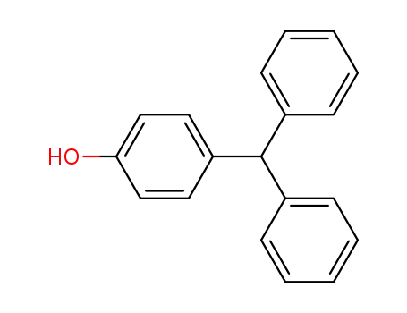 Molecular Structure of 791-92-4 (Phenol, 4-(diphenylmethyl)-)