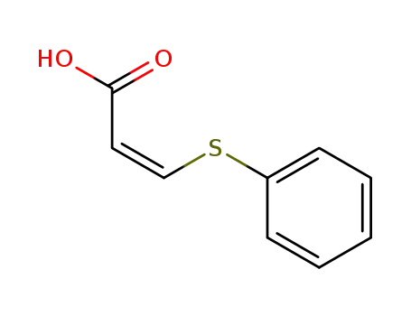 Molecular Structure of 706-01-4 (3-(phenylthio)acrylic acid)