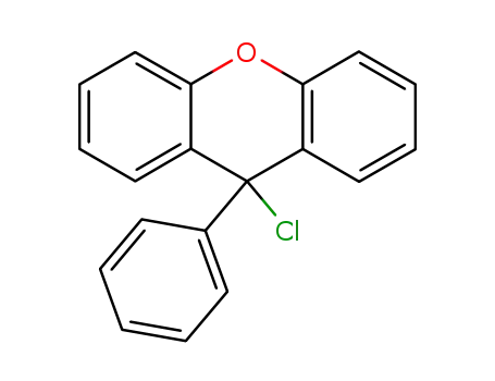 Molecular Structure of 42506-03-6 (9-CHLORO-9-PHENYLXANTHENE)