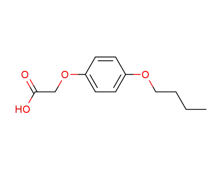 Molecular Structure of 38559-81-8 ((4-butoxyphenoxy)acetic acid)