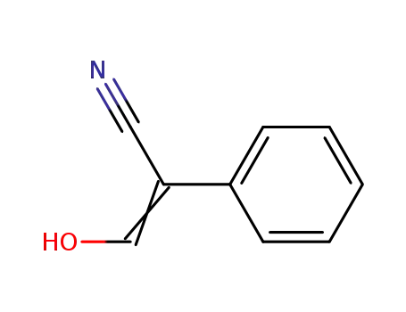 Molecular Structure of 22252-92-2 (2-CYANO-2-PHENYLVINYLALCOHOL)