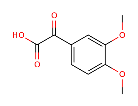 Molecular Structure of 4732-70-1 (Glyoxylic acid, (3,4-dimethoxyphenyl)-)
