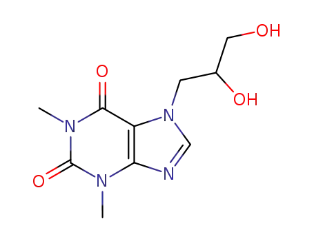 Molecular Structure of 479-18-5 (Diprophylline)