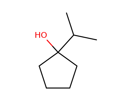 Molecular Structure of 1462-05-1 (1-(propan-2-yl)cyclopentanol)