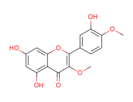 4H-1-Benzopyran-4-one,5,7-dihydroxy-2-(3-hydroxy-4-methoxyphenyl)-3-methoxy-