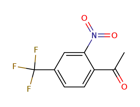Molecular Structure of 128403-22-5 (2'-Nitro-4'-trifluoroMethylacetophenone)