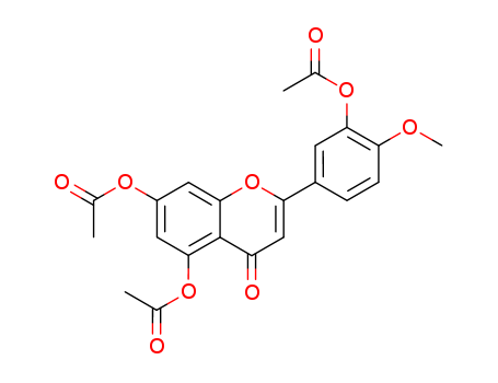 4H-1-Benzopyran-4-one, 5,7-bis(acetyloxy)-2-[3-(acetyloxy)-4-methoxyphenyl]-