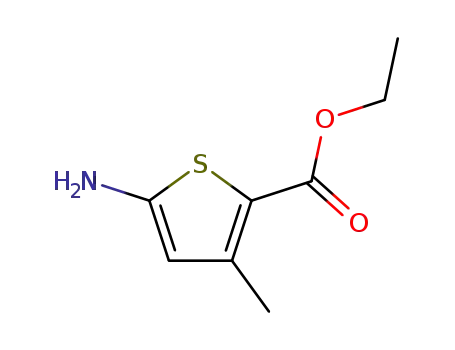Molecular Structure of 88796-28-5 (5-AMINO-3-METHYL-2-THIOPHENECARBOXYLIC ACID ETHYL ESTER)