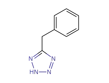 Molecular Structure of 18489-25-3 (5-Benzyl-1H-tetrazole)