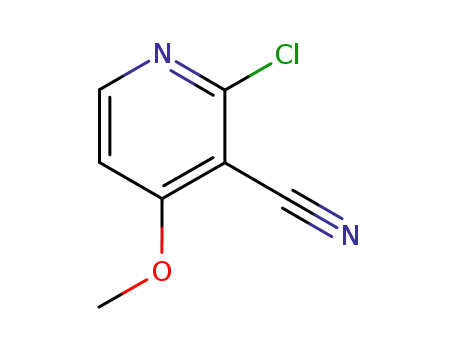 Molecular Structure of 98645-43-3 (2-CHLORO-4-METHOXYNICOTINONITRILE)