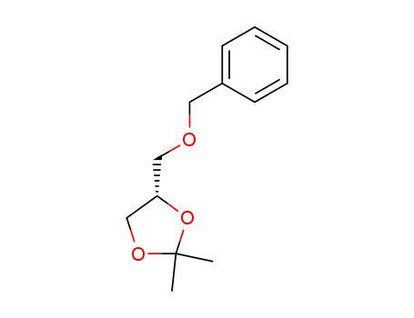 Molecular Structure of 16495-03-7 ((S)-4-BENZYLOXYMETHYL-2,2-DIMETHYL-1,3-DIOXOLANE)