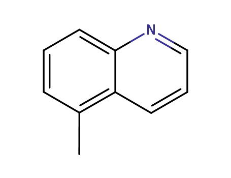 Molecular Structure of 7661-55-4 (5-Methylquinoline)