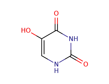 Molecular Structure of 20636-41-3 (2,4,5-TRIHYDROXYPYRIMIDINE)
