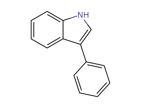 Molecular Structure of 1504-16-1 (3-phenylindole)
