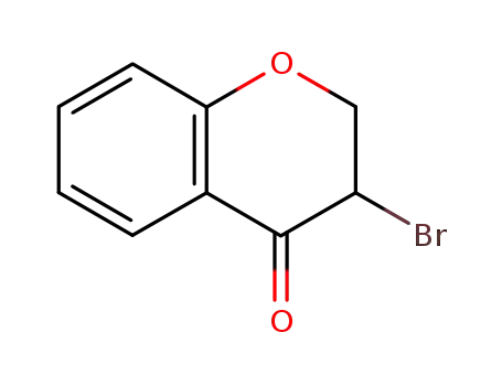 Molecular Structure of 1776-09-6 (3-broMo-2,3-dihydrochroMen-4-one)