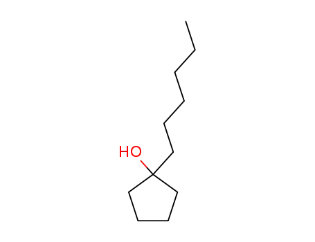 Molecular Structure of 36633-49-5 (Cyclopentanol, 1-hexyl-)