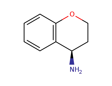Molecular Structure of 210488-55-4 (2H-1-Benzopyran-4-amine,3,4-dihydro-,(4R)-(9CI))