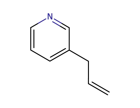 Molecular Structure of 7300-28-9 (Pyridine, 3-(2-propenyl)-)